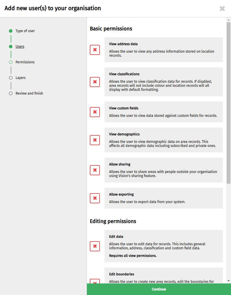 Vision Update 18 - Importing and Simplifying User Permissions