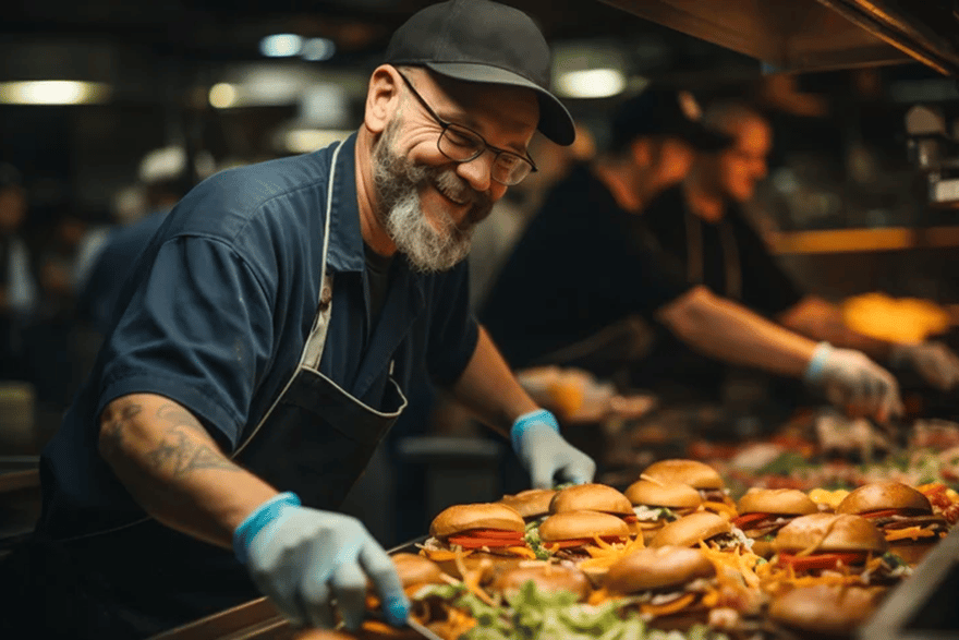 Smoke and Pepper burger man